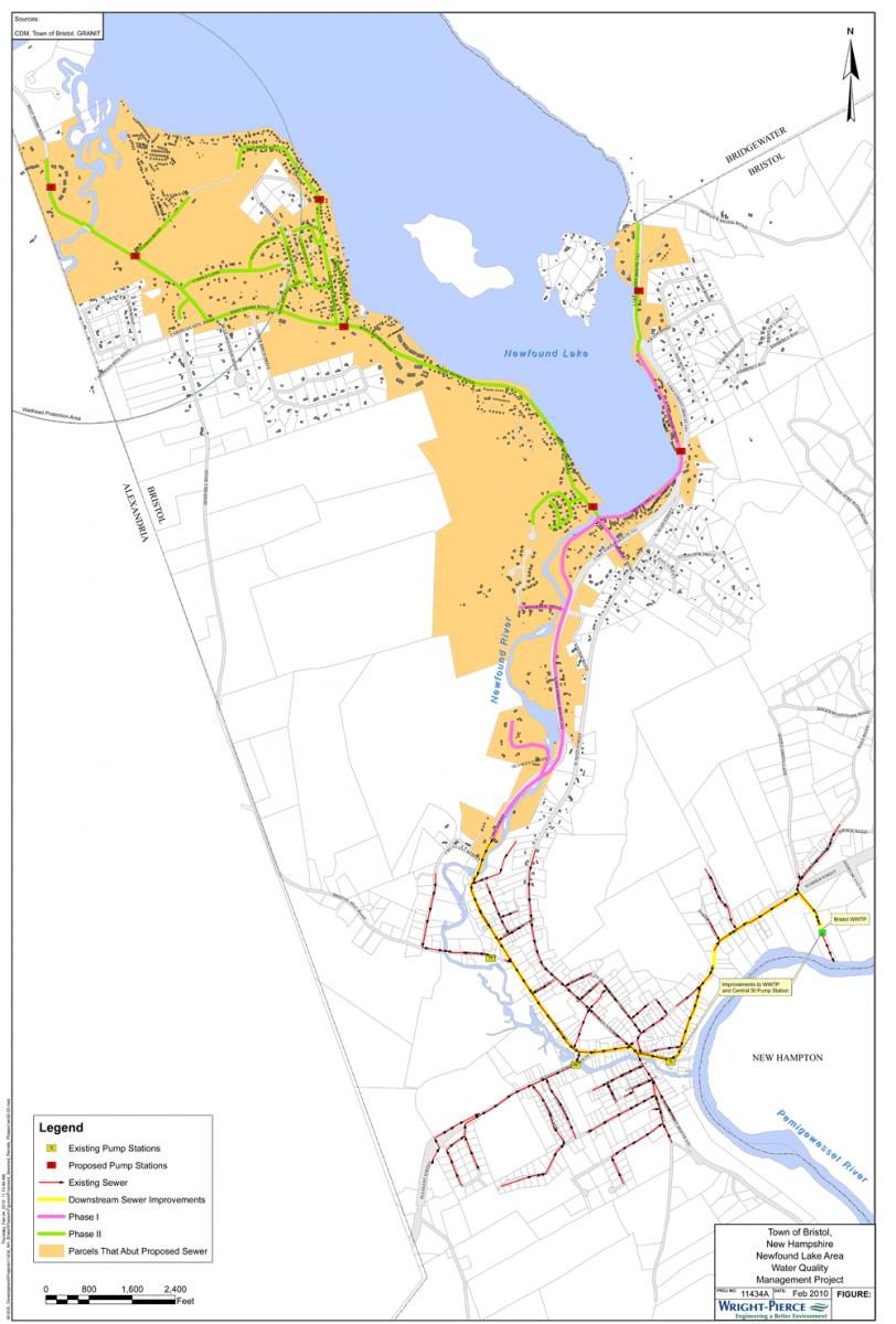 Newfound Lake Water Quality Project Map