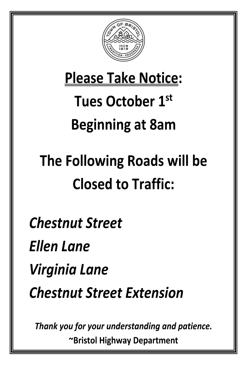 10/1/25 - Chestnut St Roadwork