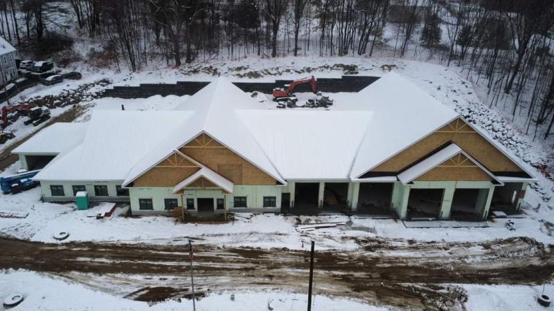 aerial construction photo