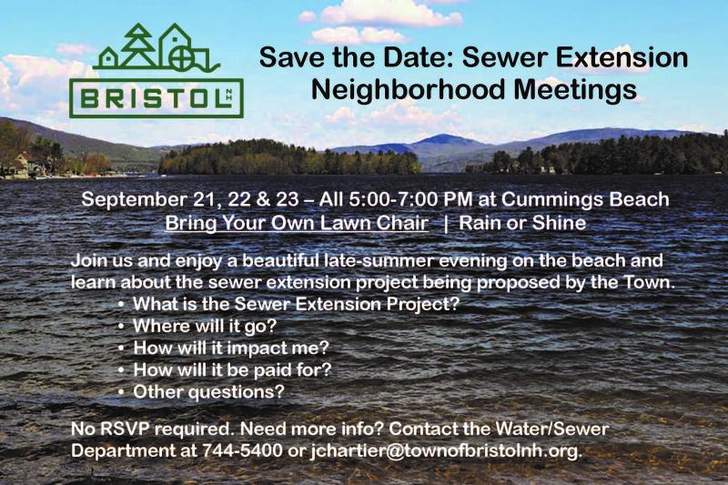 Sewer Extension Neighborhood Meetings