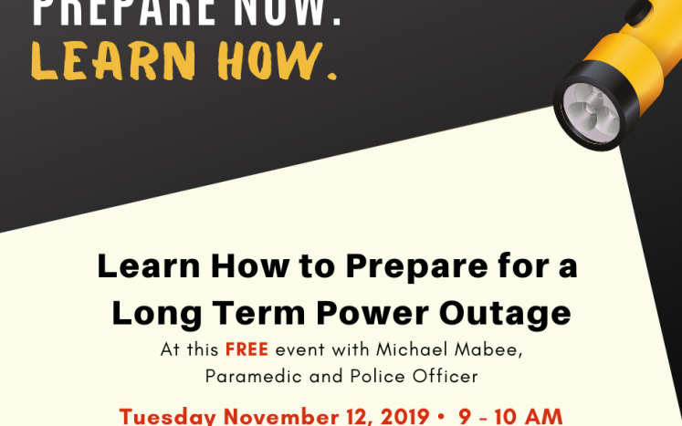 Long Term Power Outage preparedness presentation